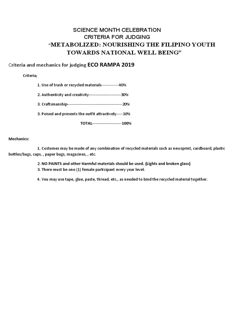 Metabolized: Nourishing The Filipino Youth Towards National Well Being ...
