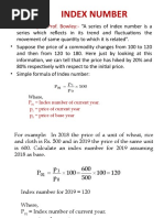 Index Number: - According To Prof. Bowley