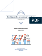 Perdidas en Los Procesos Productivos