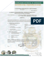 12.2 Certificado de Parametros Urbanos