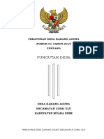 Peraturan Pungutan Desa Karang Agung