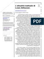 L'attualità inattuale di Louis Althusser