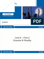 Unit 8 Dreams & Reality Lesson