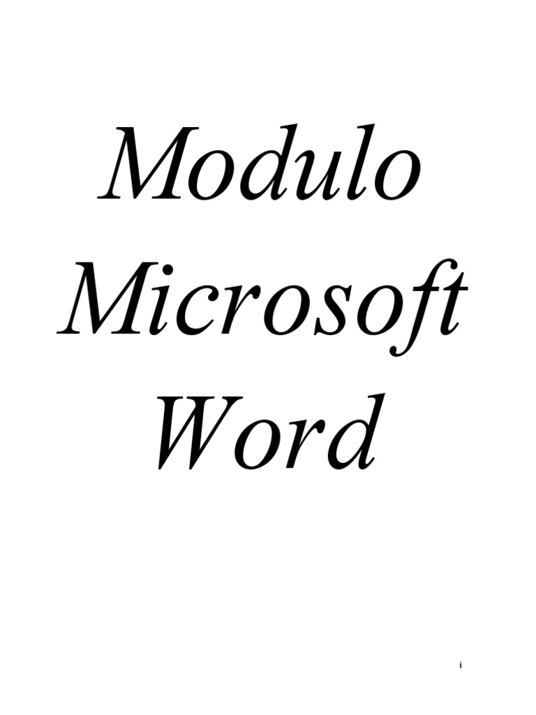 Introducción a Microsoft Word Básico | PDF | Microsoft Word | Informática