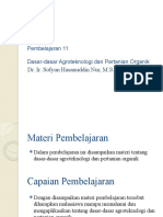 Dasar-Dasar Agroteknologi Dan Pertanian Organik