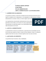 Investigar Sobre La Administración y Las Organizaciones.