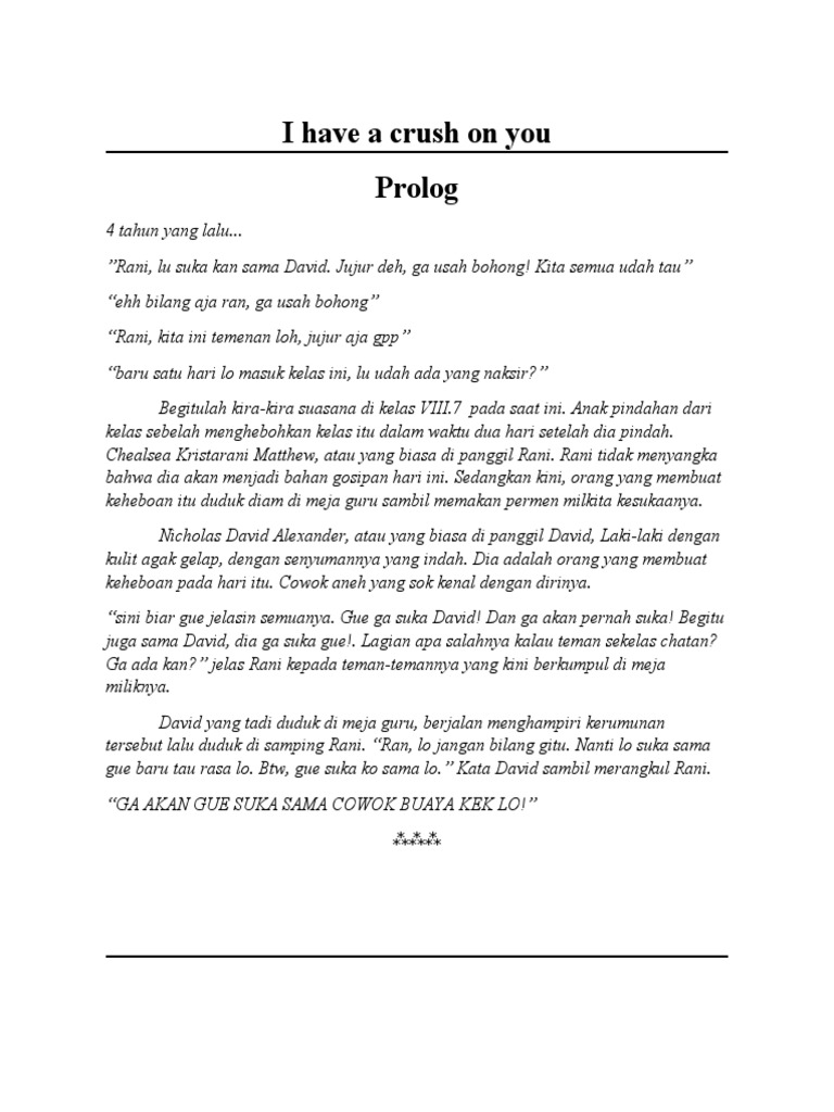 Surat Cinta Rani untuk David | PDF