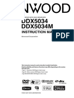 DDX5034 DDX5034M: Instruction Manual