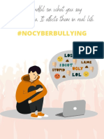 Be mindful of cyberbullying