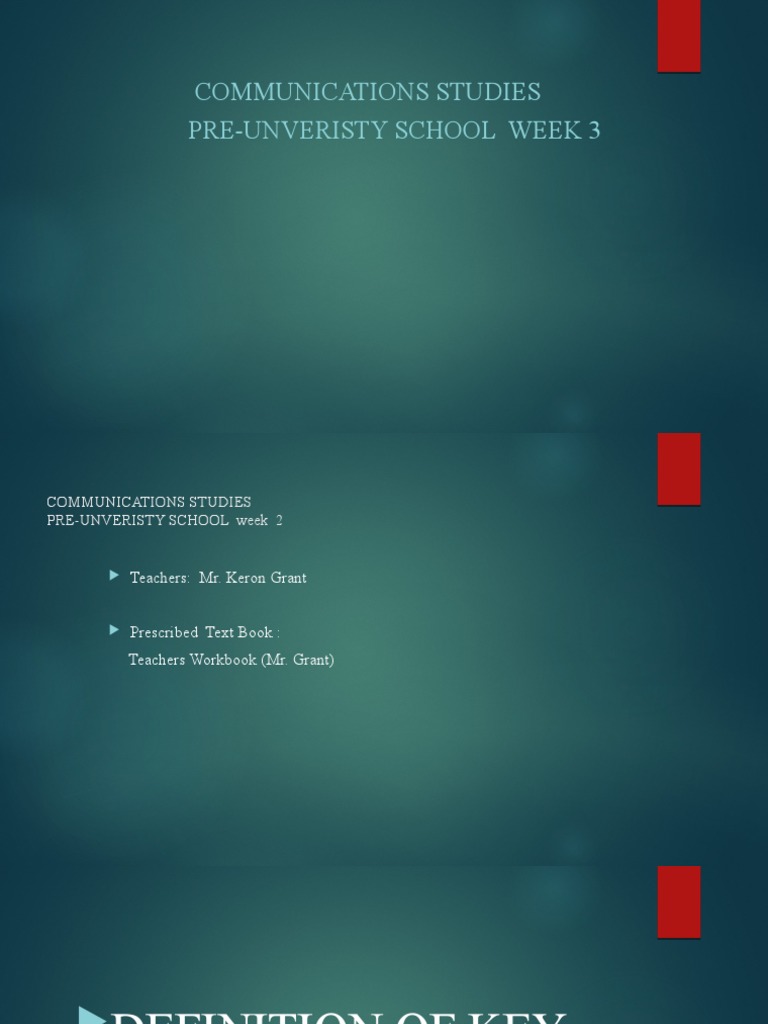 Key Research Terms in Communications Studies | PDF | Sampling ...
