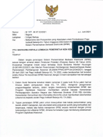 LPNK - Surat Menteri PANRB Mekanisme Dan Persyaratan Pagu Indikatif Belanja SPBE
