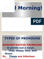 Type of Pronouns