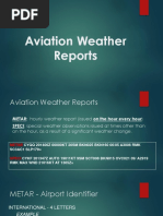 Aircrew Guide to METAR and TAF Codes | PDF | Cloud | Meteorology