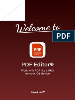 Welcome To: PDF Editor®