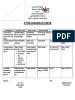 Action Plan On Reading Intervention