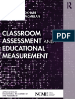 7- Classroom Assessment and Educational Measurement