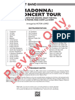 Fdocuments - in Concert Band Madonna A Concert Tour Alfred Band Instrumentation Madonna
