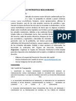 Funciones Del Comité Politico Patriotico Bolivariano