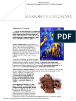 Diffamazione e Calunnia