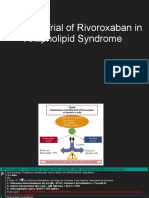 TRAPS - Trial of Rivoroxaban in Antipholipid Syndrome