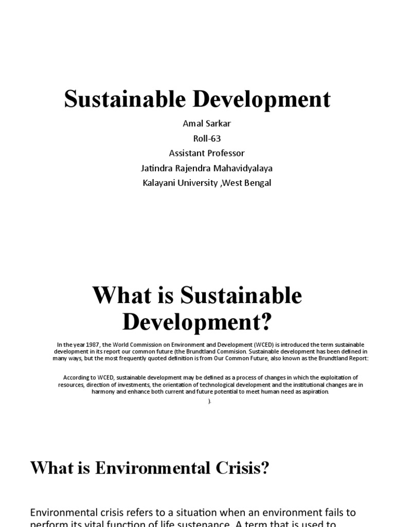 What Is Sustainable Development Final Stage | PDF | Sustainability ...