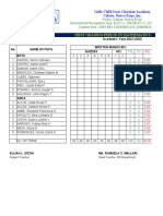 Grade 6 - Grading Sheet Format