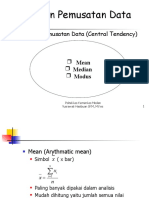 Ukuran Pemusatan Data