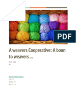 A Weavers Cooperative: A Boon To Weavers ... : Koustavi Chakraborty