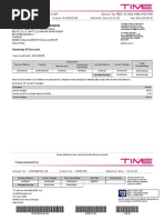 Summary of Account: Invoice/Statement of Account Service Tax REG. NO:B16-1808-31031789