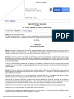 Decreto 963 de 2009