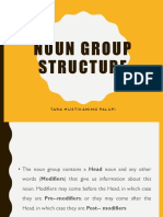 Noun Group Structure