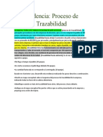 Evidencia 4- Proceso de Trazabilidad