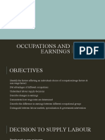 Occupation Earnings