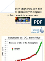 Efectos del aumento de CO2 en comunidades marinas y formas de mitigación