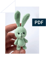 Cute Crochet Bunny Keychain Amigurumi Pattern