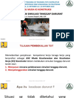 Melaksanakan Program Pelatihan Simulasi Tanggap Darurat