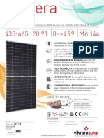 Monocrystalline Solar PV Modules, Monofacial, MBB, M6 Half-Cell, SOMERA VSMH.72.AAA.05