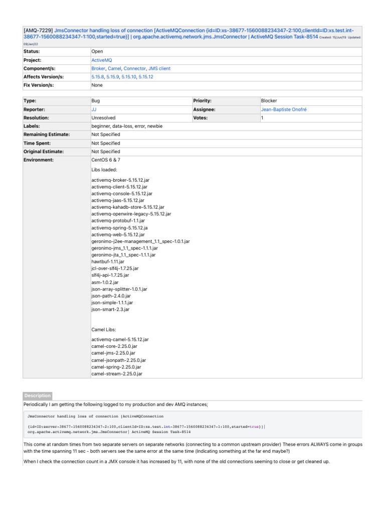 Activemq Broker Camel Connector Jms Client 5.15.8 5.15.9 5.15.10 5.15.
