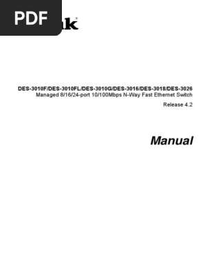 emi Des 3010g Manual en Uk | PDF | Network Switch | Computer Network