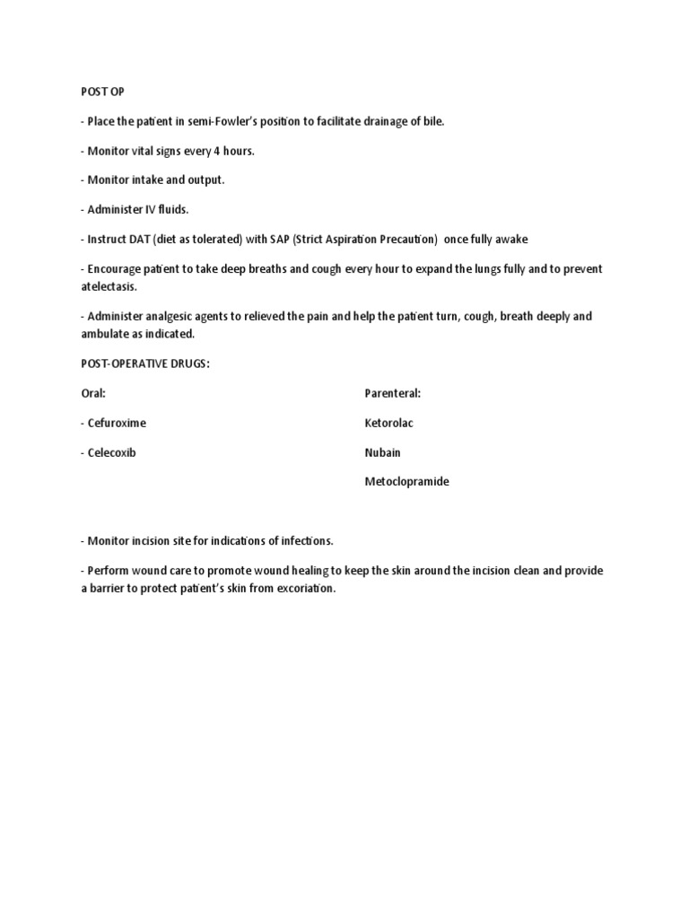 Post Op | PDF