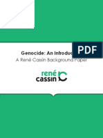 Genocide: An Introduction: A René Cassin Background Paper