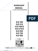 Workshop Manual: 3LD 450 3LD 510 3LD 450/S 3LD 510/S 4LD 640 4LD 705 4LD 820