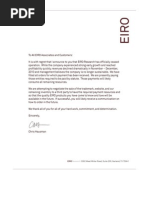 EIRO Closes Its Doors