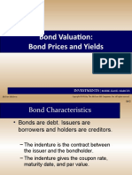 Bond Valuation - Bodie Chapter 14