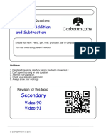 Decimals Addition Subtraction PDF