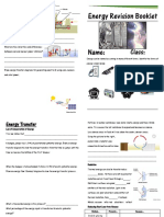 Energy Revision Booklet