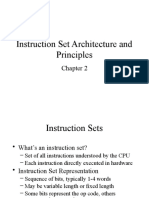 Instruction Set Architecture Principles