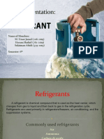 Rfrigerants Presentation