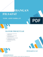 Presentasi Perkembangan Filsafat - Revisi