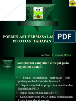 Formulasi Permasalah Klinis, Pico Dan Tahapan Ebm